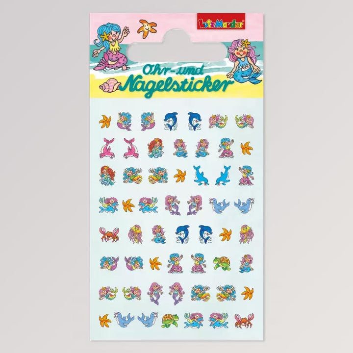 Ohr- und Nagelsticker Schulanfang