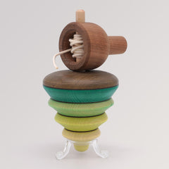 Abziehkreisel Baum von Mader Kreiselmanufaktur, mit Abzieher und Schnur