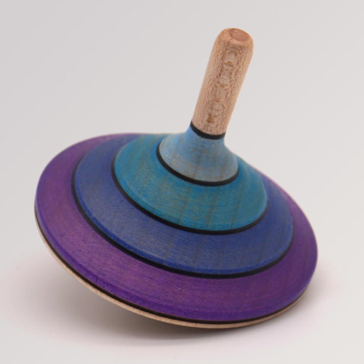 Kreisel Flamenco in Farbe blau der Mader Kreiselmanufaktur