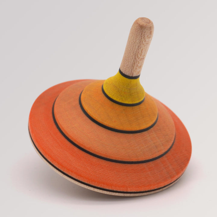 Kreisel Flamenco in Farbe orange der Mader Kreiselmanufaktur