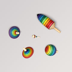 Kreisel Lernset Regenbogen in Box von Mader
