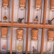 Miniaturenset von Mader Kreiselmanufaktur - Detail Miniaturkreisel