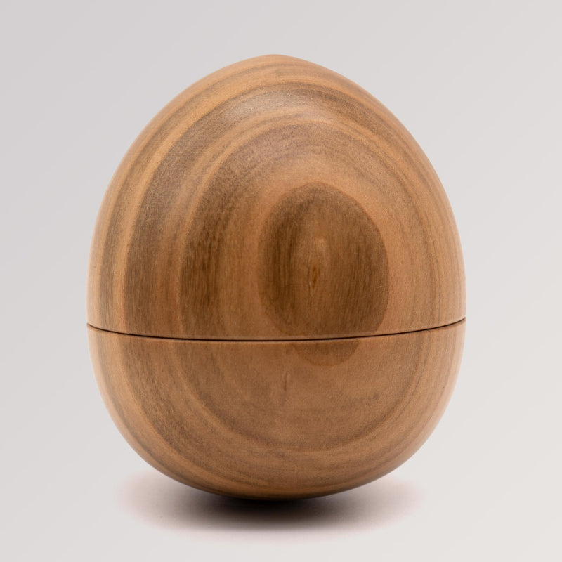 Stehaufdose natur in Kirschholz - handgefertigt von Mader Kreiselmanufaktur