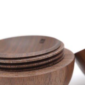 Stehaufdose natur Nuss von Mader Kreiselmanufaktur