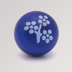 Mader Umdrehkreisel in dunkelblau mit aufgedruckten Weintrauben