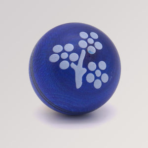 Mader Umdrehkreisel in dunkelblau mit aufgedruckten Weintrauben