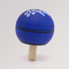 Mader Umdrehkreisel in dunkelblau mit aufgedruckten Trauben - stehend