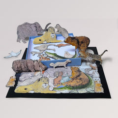 Das Tierpuzzle von Metermorphosen