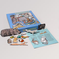 Das Tierpuzzle von Metermorphosen