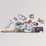 Das Tierpuzzle von Metermorphosen