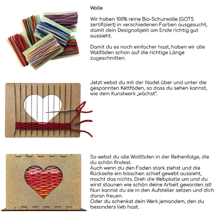 Webset Schmetterling - Webrahmen