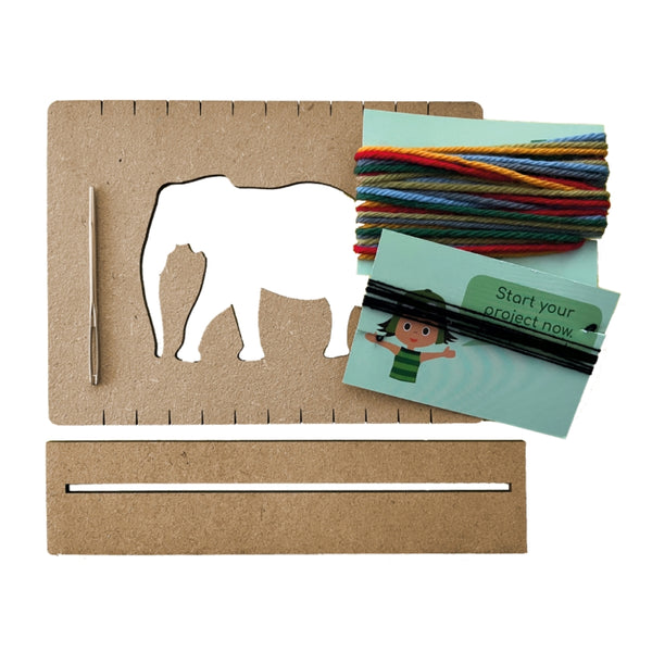 Webset Elefant - Webrahmen