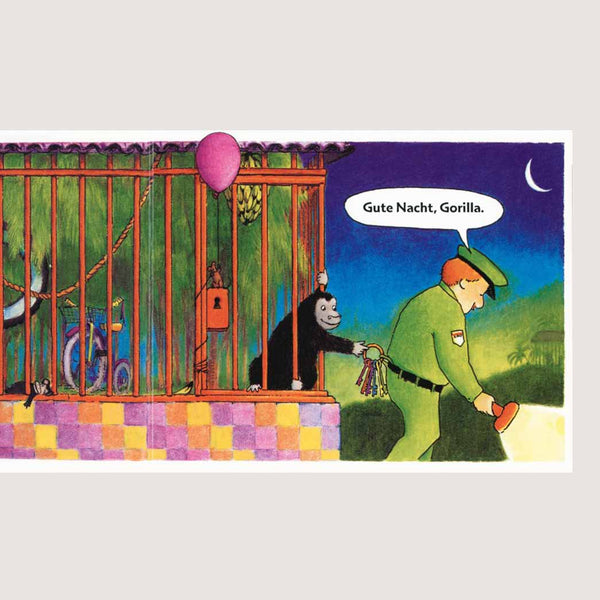 Gute Nacht, Gorilla Kinderbuch Illustration von Moritz Verlag