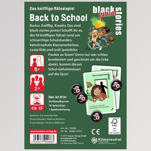 black stories junior - Back to School