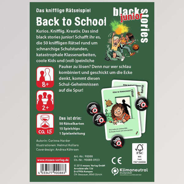 black stories junior - Back to School