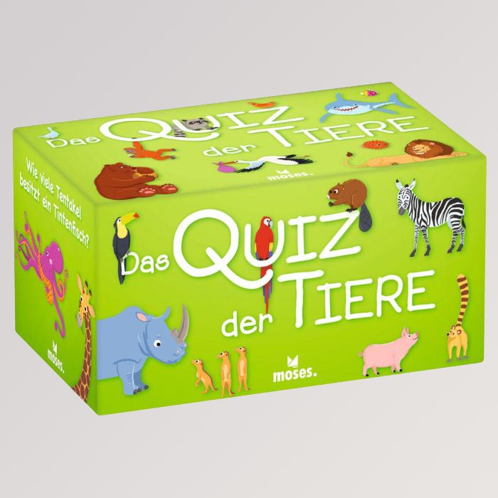 Moses Verlag - Das Quiz der Tiere - Box