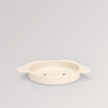 Teller des Kindergeschirr-Sets Puce & Pilou von Moulin Roty in der Farbe weiß