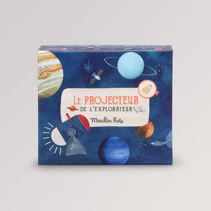 Projektor für junge Entdecker von Moulin Roty in blau, für Kinder ab 4 Jahren
