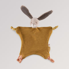 Trois Lapins Schmusetuch Kaninchen ocker von Moulin Roty für Babys ab Geburt