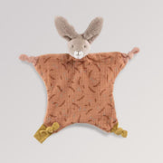 Trois Lapins Schmusetuch Kaninchen rot von Moulin Roty für Babys ab Geburt