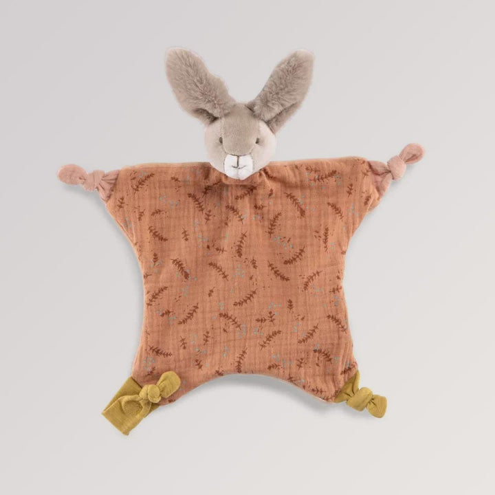 Trois Lapins Schmusetuch Kaninchen rot von Moulin Roty für Babys ab Geburt