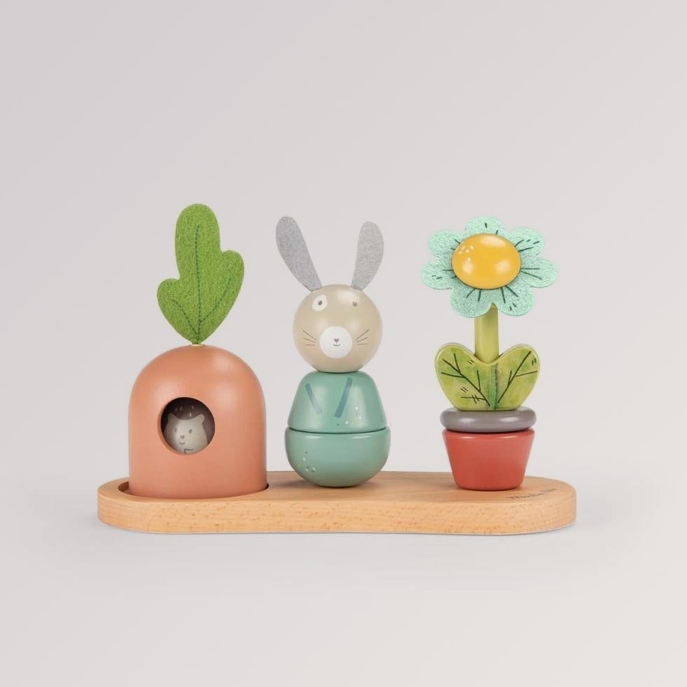 Stapelspiel Trois Lapins von Moulin Roty