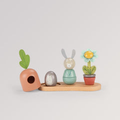 Stapelspiel Trois Lapins von Moulin Roty