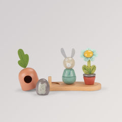 Stapelspiel Trois Lapins von Moulin Roty