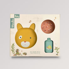 Kindergeschirrset aus Silikon "Trois Lapins" von Moulin Roty - ab 0 Jahren