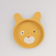 Kindergeschirrset aus Silikon "Trois Lapins" von Moulin Roty - ab 0 Jahren