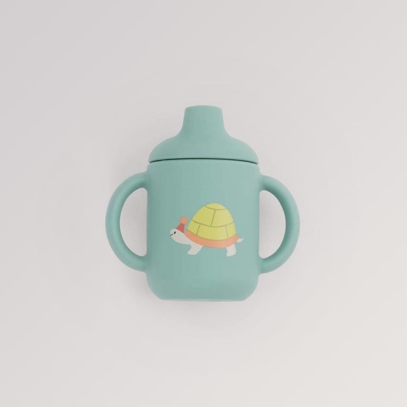 Kindergeschirrset aus Silikon "Trois Lapins" von Moulin Roty - ab 0 Jahren