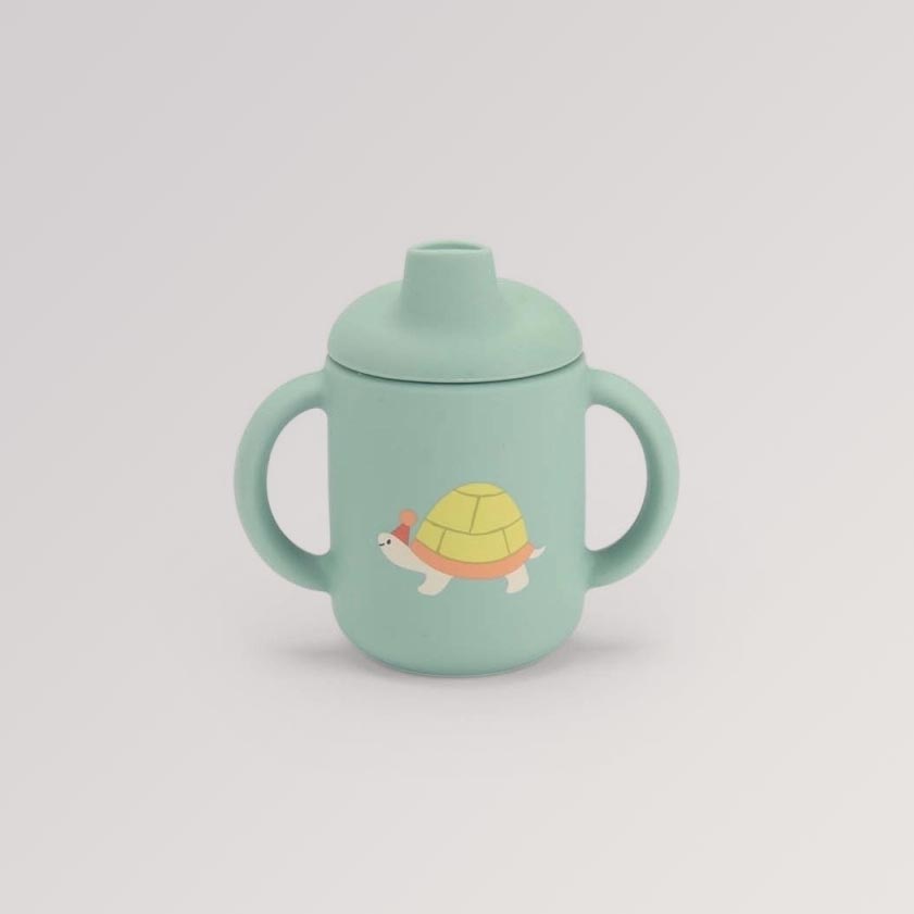 Kindergeschirrset aus Silikon "Trois Lapins" von Moulin Roty - ab 0 Jahren