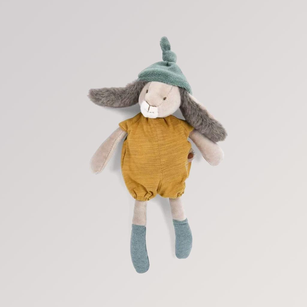 Trois Lapins - Kleines Kaninchen ocker von Moulin Roty