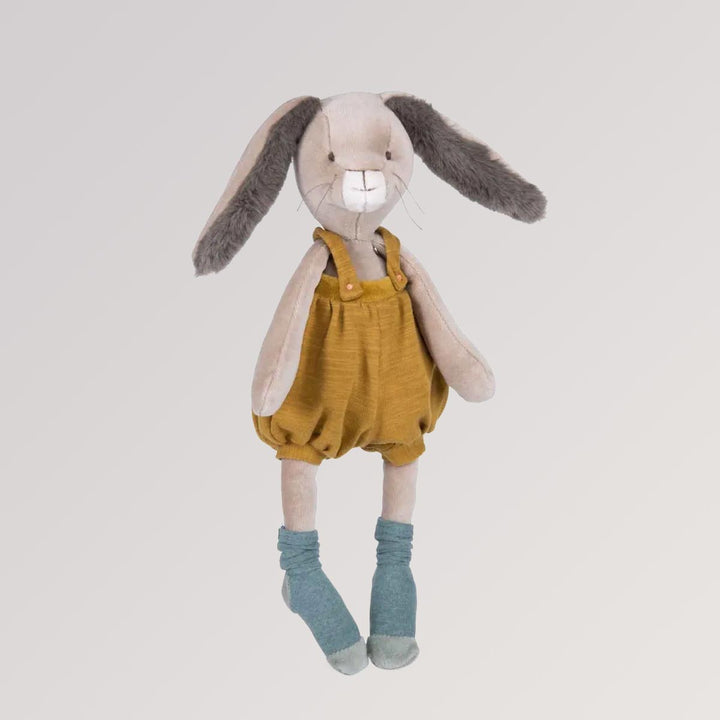 Trois Lapins - Plüschtier Kaninchen ocker von Moulin Roty