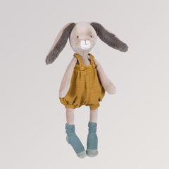 Trois Lapins - Plüschtier Kaninchen ocker von Moulin Roty