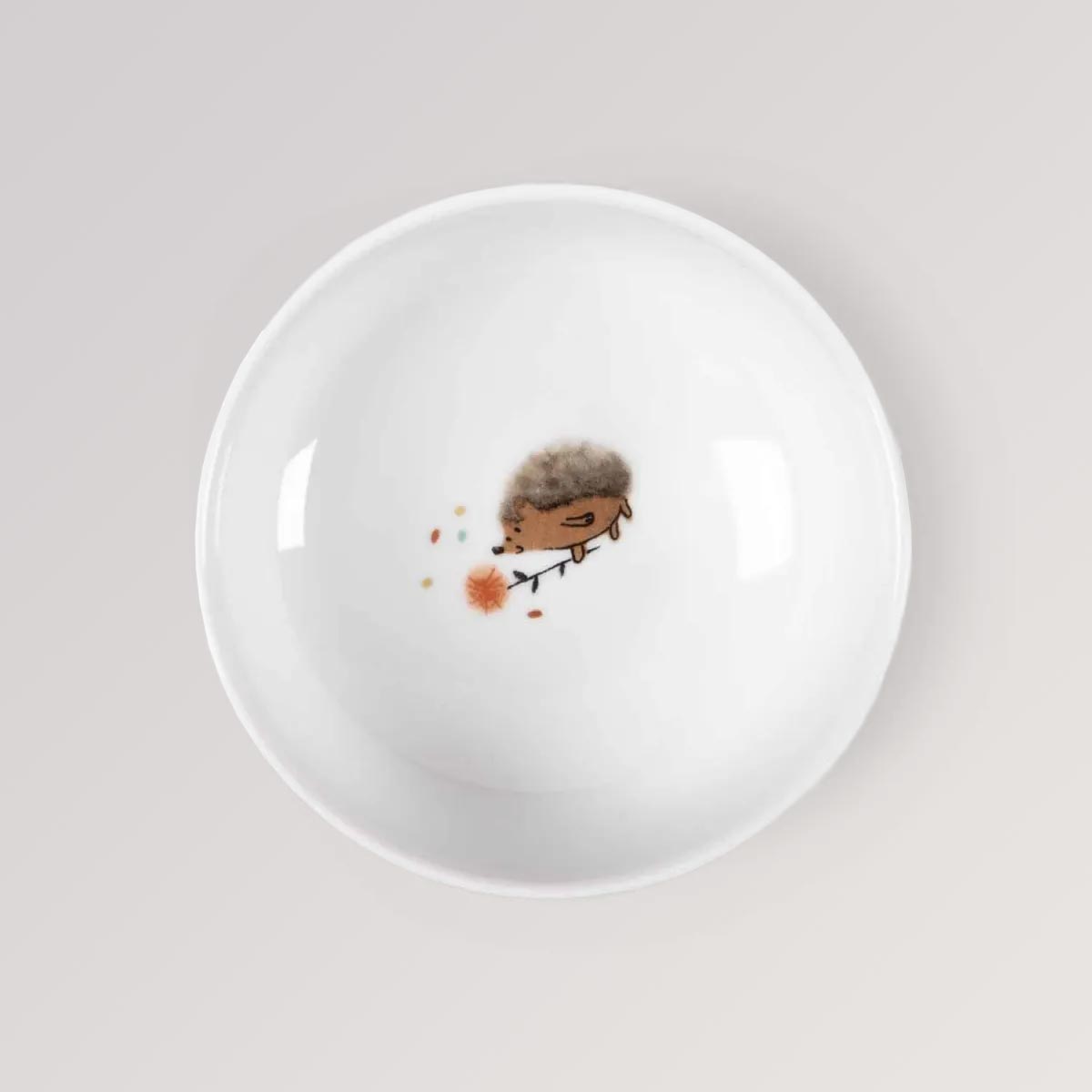 Teller von Porzellangeschirr-Set Trois Lapins mit Häschen-Motiv von Moulin Roty für Kinder ab 3 Jahren