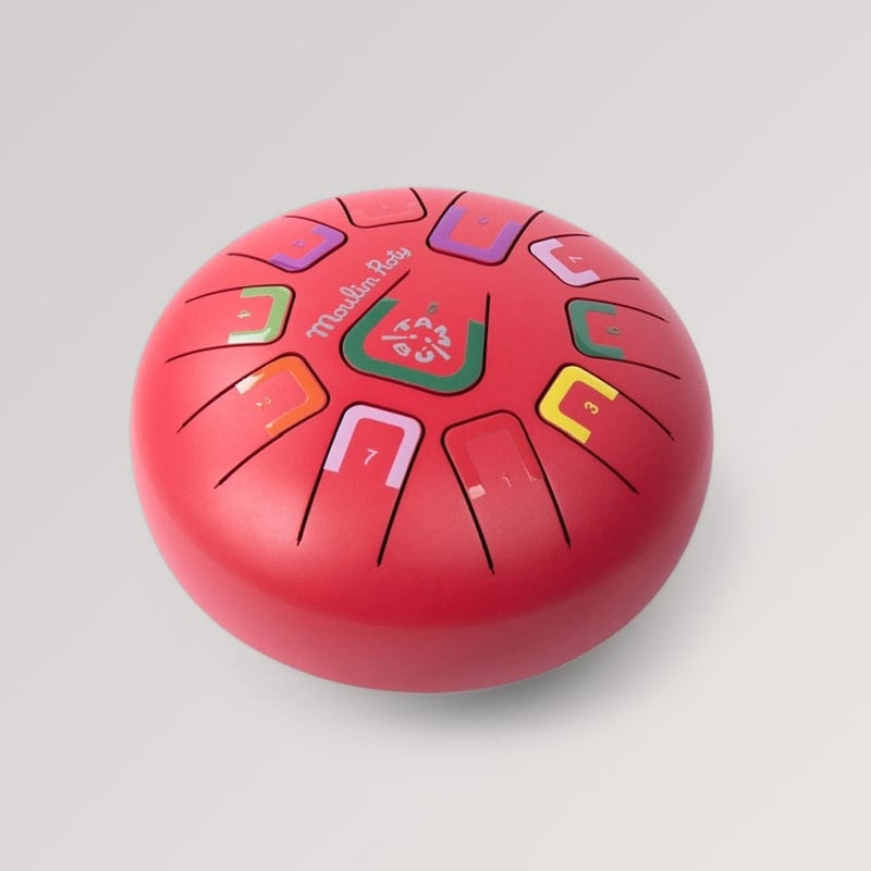 Zungentrommel Popipop in rot - von Moulin Roty