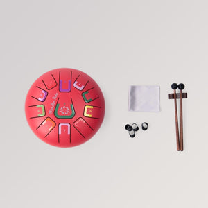 Zungentrommel Popipop in rot - von Moulin Roty