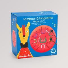 Zungentrommel Popipop in rot - von Moulin Roty - Verpackung