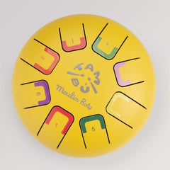 Kleine Zungentrommel für Kinder in gelb - Popipop von Moulin Roty