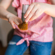 Bio-Glitzerpinsel Gold mit Glitzerpuder von namaki