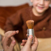 Bio-Glitzerpinsel Gold mit Glitzerpuder von namaki