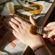 Bio-Glitzerpinsel Gold mit Glitzerpuder von namaki