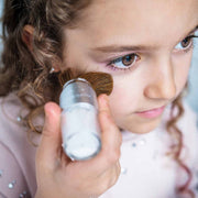 Bio-Glitzerpinsel Silber mit Glitzerpuder von namaki