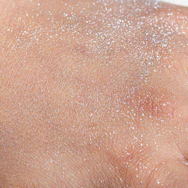 Bio-Glitzerpinsel Silber mit Glitzerpuder von namaki