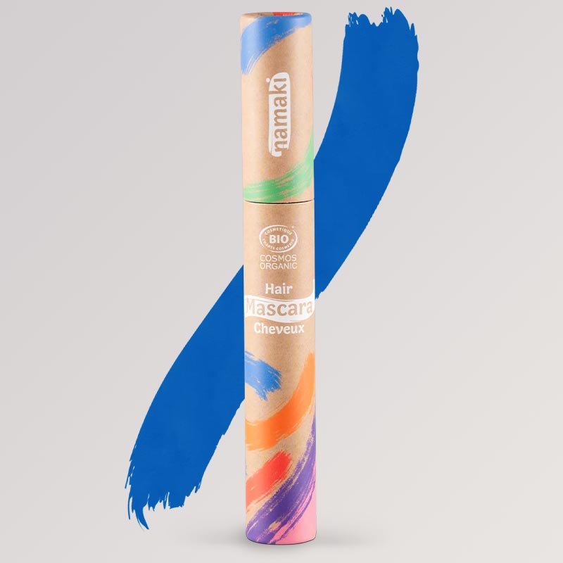 Haarmascara für Kinder in blau von namaki