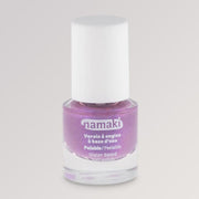 Kindernagellack in Glitzer violett von namaki auf Wasserbasis
