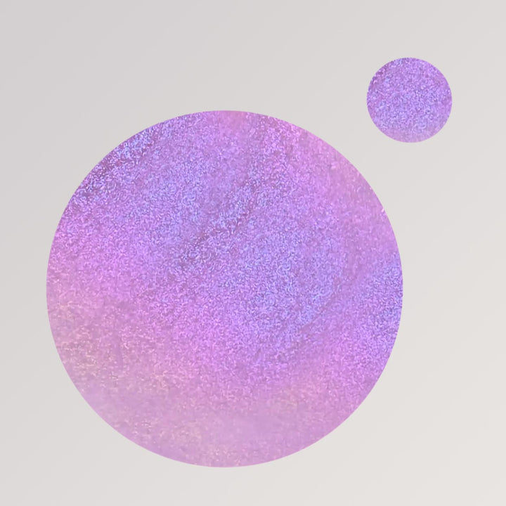 Kindernagellack in Glitzer violett von namaki auf Wasserbasis