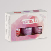 Kindernagellack-Set Ewige Rose in 3 Farben von namaki