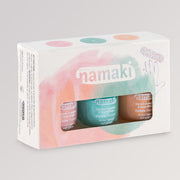 Kindernagellack-Set Sommergenuss in 3 Farben von namaki